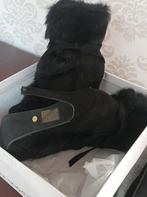 Zwarte Enkellaarsjes + Tasje Met Immitatiebont, Kleding | Dames, Zwart, Lage of Enkellaarzen, Nieuw, Ophalen of Verzenden