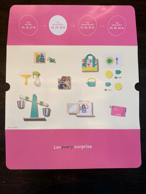 Lovevery The Enthusiast Playlit (months 28, 29, 30), Kinderen en Baby's, Speelgoed | Educatief en Creatief, Gebruikt, Ophalen of Verzenden