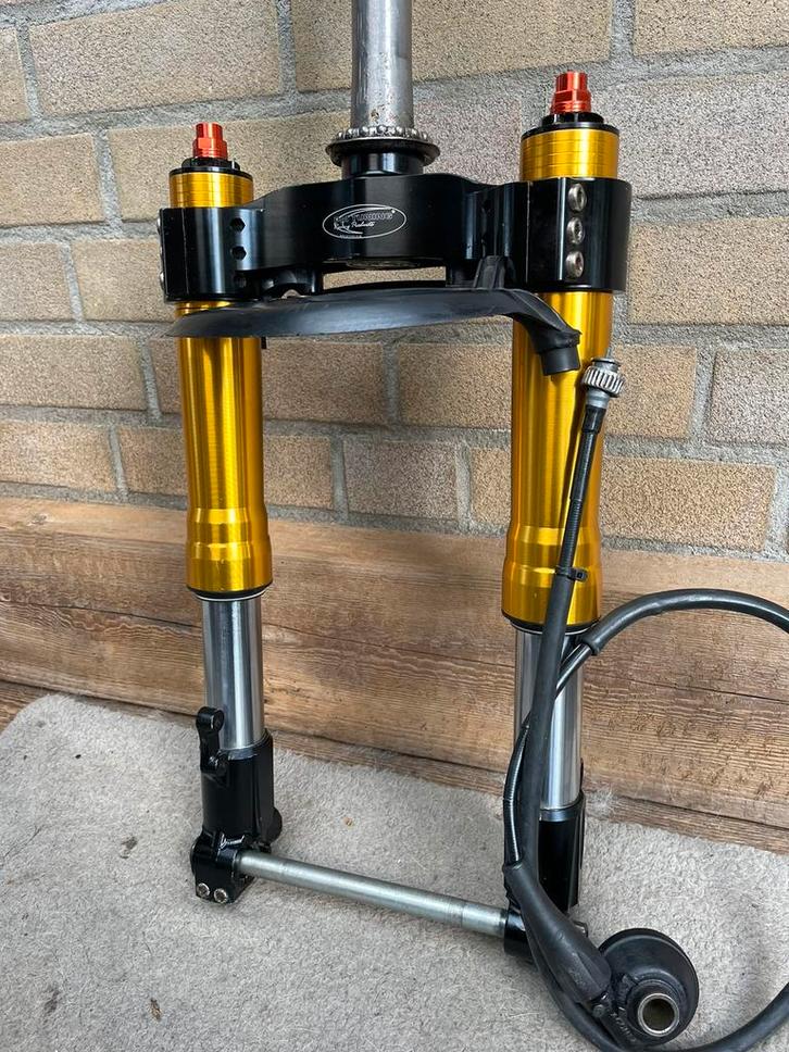 PM Tuning Monsterfork Compleet (onderdelen), Fietsen en Brommers, Brommeronderdelen | Algemeen, Ophalen of Verzenden