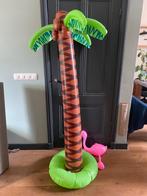 Opblaas Palmboom & Flamingo - 170cm, Ophalen of Verzenden, Zo goed als nieuw
