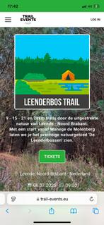 Leenderbos Trail - 21 km start 11:00-12:00, Tickets en Kaartjes, Eén persoon