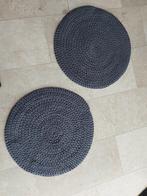 NIEUW 2 kleden, Kleed doorsnee 60 cm, Ophalen of Verzenden, Nieuw, Grijs, Rond