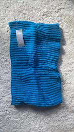 Blauwachtige kol 30 cm breed 50 lang (dubbel gemeten) nieuw, Ophalen of Verzenden, Nieuw, Sjaal