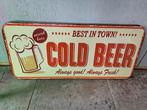 Wandbord Cold Beer, Ophalen of Verzenden, Zo goed als nieuw