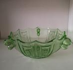 Stolzle uranium glas schaal, Antiek en Kunst, Antiek | Glas en Kristal, Ophalen of Verzenden