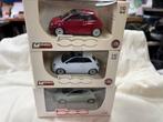 3x Fiat 500 1:43, Hobby en Vrije tijd, Modelauto's | 1:43, Ophalen of Verzenden, Nieuw, Auto, Overige merken