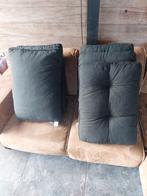 Teab! Madison Kussenset Rib Zwart - 5 stuks, Ophalen of Verzenden, Zo goed als nieuw, Grijs, Rechthoekig