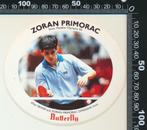 Sticker: Butterfly - Zoran Primorac (1), Sport, Ophalen of Verzenden