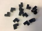 Lego steen 2x2 hoek zwart, Verzenden, Gebruikt, Losse stenen, Lego