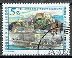 Oostenrijk 1987 Salzburg 700 jaar Stadsrechten, Postzegels en Munten, Verzenden, Gestempeld, Plaats of Gebouw