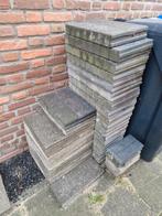 Tuintegels + opsluitbanden, Ophalen, Gebruikt, Minder dan 5 m², Beton