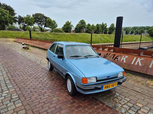 Ford Fiesta mk2 1.1 Ghia 1983, Auto's, Ford, Particulier, Benzine, Hatchback, Geïmporteerd, Blauw, Ophalen