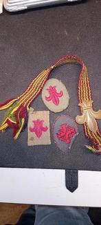 SCOUTING. 4 oude insignes van de padvinderij, Ophalen of Verzenden, Gebruikt, Embleem, Speld of Insigne