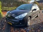Peugeot 206+ 1.4i XS AIRCO, 2e Eig., VOLL.HIST. 2009 Zwart, Auto's, Voorwielaandrijving, 206+, Stof, 4 cilinders