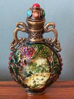 Chinees cloisonne snuifflesje, Antiek en Kunst, Antiek | Emaille, Ophalen of Verzenden