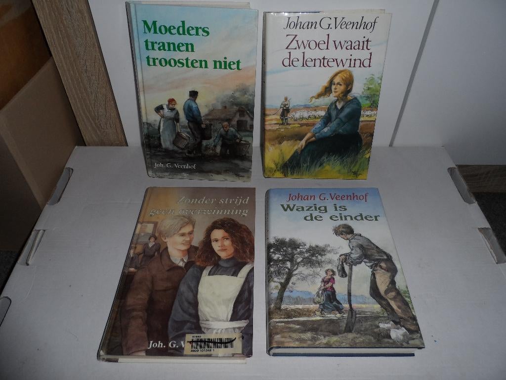 4 Streekromans Johan G. Veenhof, Boeken, Ophalen of Verzenden, Zo goed als nieuw, Noord-Brabant