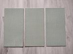 3 Lego grondplaten bouwplaten grijs space 16x32, Ophalen of Verzenden, Gebruikt, Lego