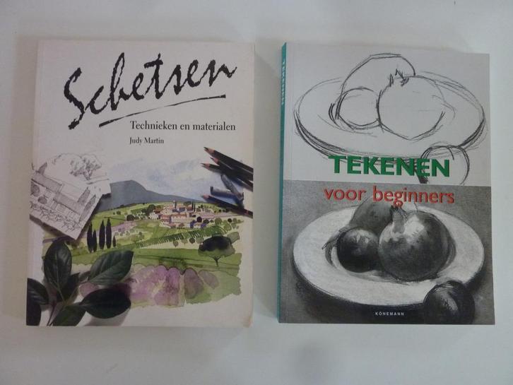 Schetsen - technieken en materialen-Tekenen voor beginners, Hobby en Vrije tijd, Tekenen, Zo goed als nieuw, Boek of Gids, Ophalen of Verzenden