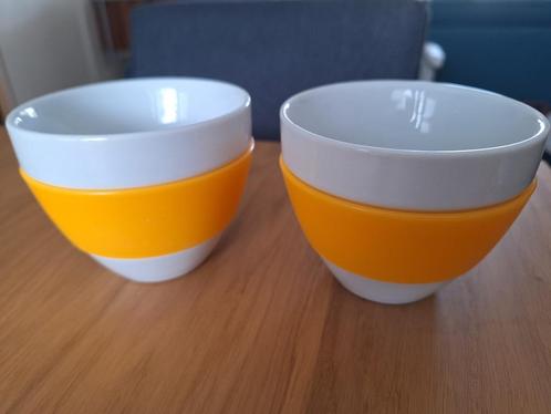 Chocolademelk kommen bekers, Huis en Inrichting, Keuken | Servies, Zo goed als nieuw, Kom(men), Overige stijlen, Aardewerk, Ophalen