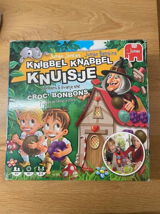 Knibbel knabbel knuisje, Hobby en Vrije tijd, Gezelschapsspellen | Bordspellen, Gebruikt, Drie of vier spelers, Ophalen of Verzenden