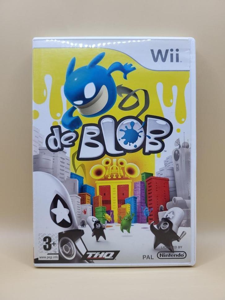 De Blob Wii, Spelcomputers en Games, Games | Nintendo Wii, Zo goed als nieuw, Avontuur en Actie, 1 speler, Vanaf 3 jaar, Eén computer