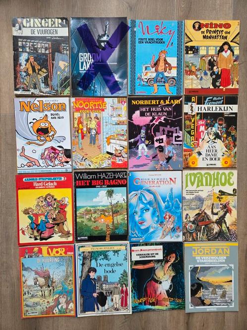 Partij  doos strips vanaf 0,80 per stuk  goedkoop, Boeken, Stripboeken, Gelezen, Meerdere stripboeken, Ophalen of Verzenden