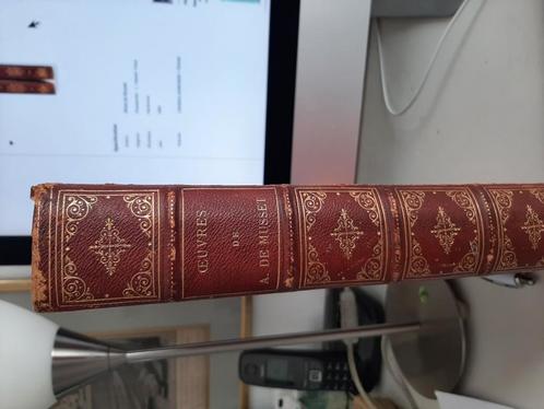 Oeuvre van Alfred de Musset, antiek boek uit 1876, Antiek en Kunst, Antiek | Boeken en Bijbels, Ophalen