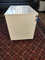 3x Witte metalen 3 ladenkast, 42*58*54 breed,diep,hoog, Huis en Inrichting, Kasten | Ladekasten, Ophalen, Minder dan 50 cm, Zo goed als nieuw