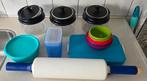 Tupperware Set - Diverse Bakjes en Bewaardozen, Ophalen, Gebruikt, Geel, Bak of Kom