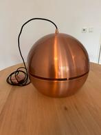 Zuiver bol lamp koper en twee koper kleurige lampen, Huis en Inrichting, Lampen | Hanglampen, Ophalen, Zo goed als nieuw