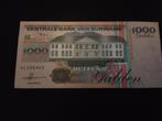 suriname 1000 gulden 1993 gebruikt, Postzegels en Munten, Ophalen of Verzenden, Zuid-Amerika