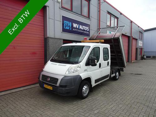 Fiat Ducato 33 2.2 MultiJet MH1 DC achterwaardse kipper, Auto's, Bestelauto's, Te koop, ABS, Alarm, Centrale vergrendeling, Elektrische buitenspiegels