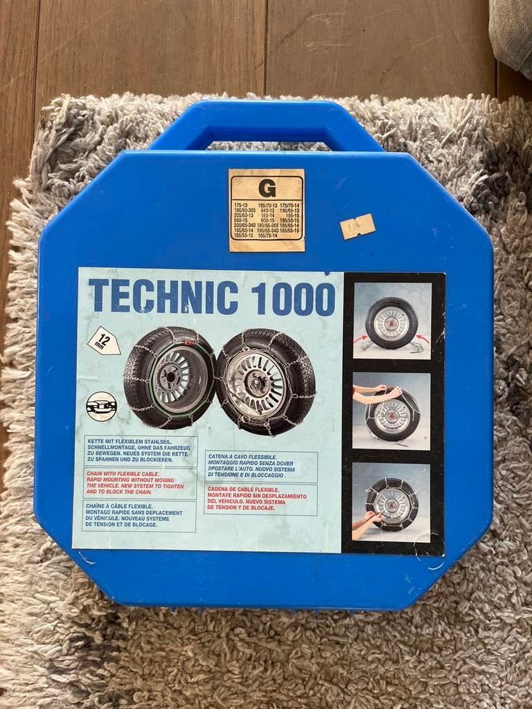 Sneeuwkettingen Technic 1000 12 mm, Ophalen, Nieuw