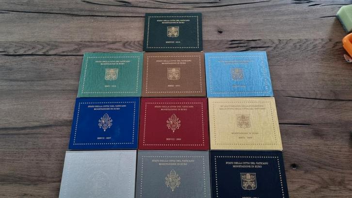 Vaticaan BU sets, Postzegels en Munten, Munten | Europa | Euromunten, Overige waardes, Vaticaanstad, Ophalen of Verzenden