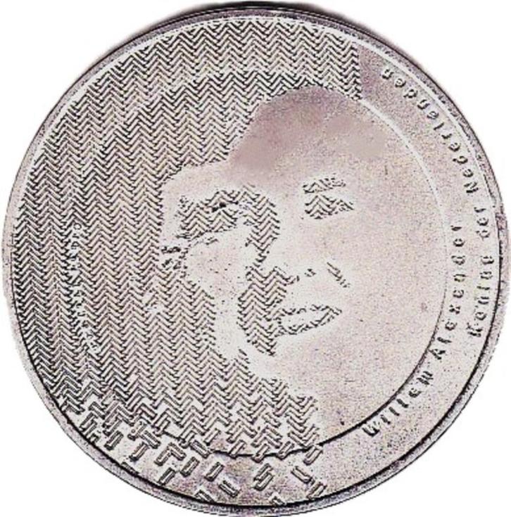 WILHEL ALEXANDER KONING DER NEDERLADEN INHULDIGING AMSTERDAM, Postzegels en Munten, Penningen en Medailles, Overige materialen