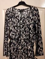 Zwart-Antraciet met Wit Tuniek van van Merk Mezza, Maat 38/40 (M), Mezza Luna, Zwart, Ophalen of Verzenden