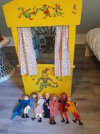 poppenkast met 7 poppen, Antiek en Kunst, Ophalen