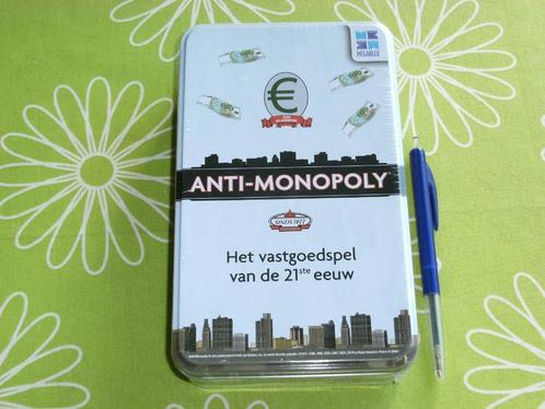 Nieuw in seal: Anti Monopoly reiseditie, Hobby en Vrije tijd, Gezelschapsspellen | Bordspellen, Nieuw, Een of twee spelers, Drie of vier spelers