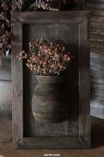 Lijst met kruik ‘vintage black’ wandpaneel kruik, Www.jufbrocante.nl, Www.jufbrocante.nl, Nieuw, Ophalen of Verzenden