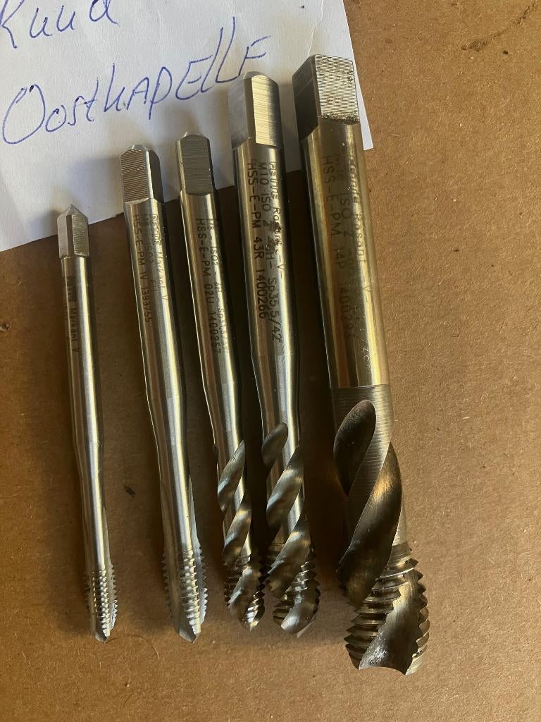 Fette machintappen 5 stuks, Ophalen of Verzenden, Gebruikt, Onderdeel