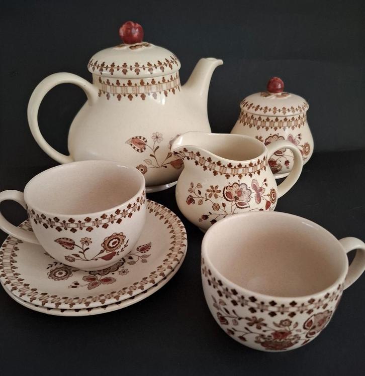 decoratief thee-servies, Verzamelen, Overige Verzamelen, Gebruikt, Ophalen of Verzenden