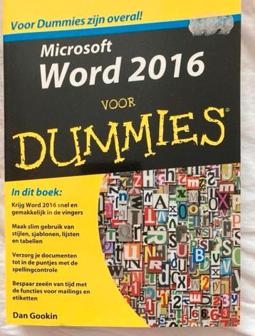 GOOKIN, Dan - Word 2016 for dummies - 9789045351254 beschikbaar voor biedingen