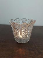 Geschulpt Kristallen Lampenkapje / Sfeerlichthouder - Ø 12cm, Ophalen of Verzenden