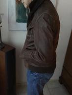 Green Coast Leren heren jasje. (jeans model), Ophalen of Verzenden, Zo goed als nieuw, Maat 48/50 (M), Bruin