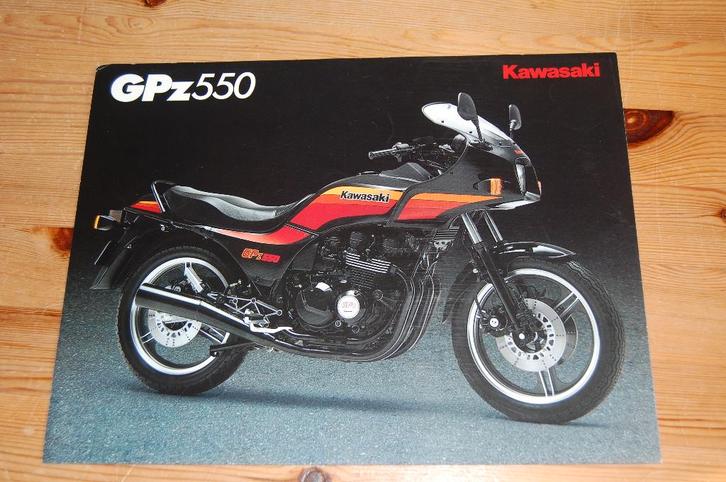 Kawasaki GPZ550, Motoren, Handleidingen en Instructieboekjes, Kawasaki, Ophalen of Verzenden
