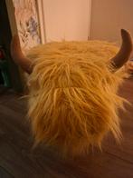 Schotse hooglander kruk, Huis en Inrichting, Banken | Voetenbanken en Poefen, Ophalen, Minder dan 50 cm, Rond, Minder dan 50 cm