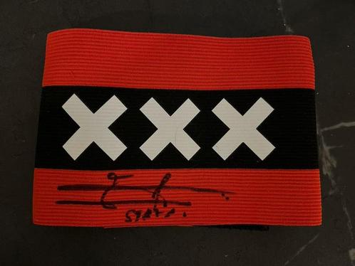 Gesigneerde Aanvoerdersband – Jaap Stam Ajax Met Videobewijs, Verzamelen, Sportartikelen en Voetbal, Nieuw, Ajax, Verzenden