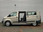 Ford Transit Custom 290 2.2 TDCI L2H DC AIRCO NAVI 6 PERS 13, Origineel Nederlands, Te koop, Beige, 6 stoelen