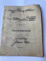 Veldzakboekje 3e Regiment Vestig Artillerie, Verzamelen, Militaria | Tweede Wereldoorlog, Nederland, Boek of Tijdschrift, Ophalen of Verzenden