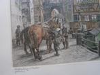 ROTHENBURG, (Dld) 2 Mooie Gr. Kleuretsen in goede lijsten, Antiek en Kunst, Kunst | Etsen en Gravures, Ophalen